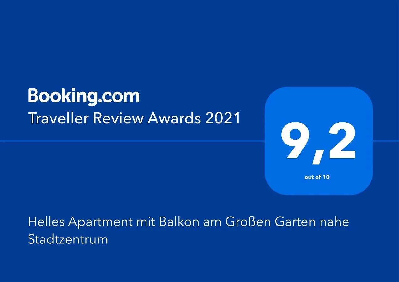 Helles Apartment Mit Balkon Am Grossen Garten Nahe Stadtzentrum Dresde