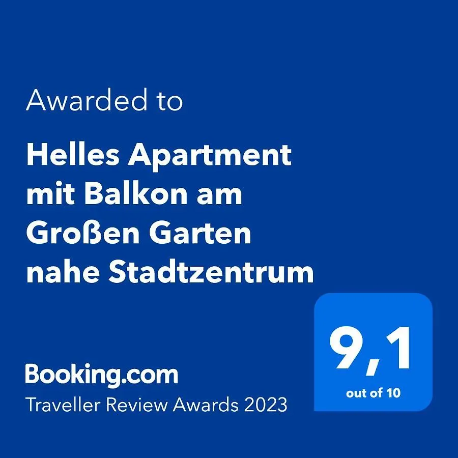 Helles Apartment Mit Balkon Am Grossen Garten Nahe Stadtzentrum Dresden